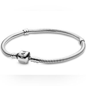 Pandora Moments Barrel Clasp Snake Chain Bracelet